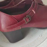 کفش چرم طبیعی اصل زرشکی