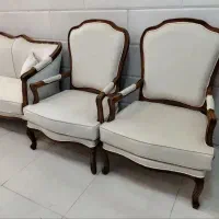 مبل راحتی **مدل کوئین فرانسوی(فرنس فرنیچر)