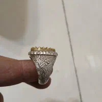 انگشتر نقره کار شده اسناد صالحی