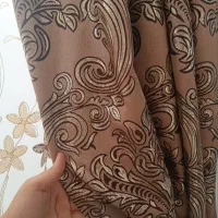 دستک و پرده طلایی حال