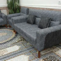 مبل مینمال ۷نفره طوسی