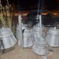 دیگ 40 لیتری عرقگیری .گلابگیر . تقطیر