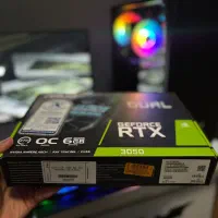 کیس گیمینگ و طراحی+مانیتور DDR5 RTX3050 کامپیوترpc