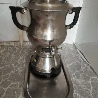 سماورگازی همراه باسینی زیرش