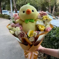 گل طبیعی باکس گل دسته گل