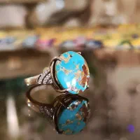 انگشتر فیروزه نقره