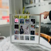 تابلو شیشه ای کلاژ