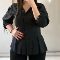شومیز مشکی خنک درحدنو