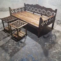 تخت سنتی .شاهنشین .