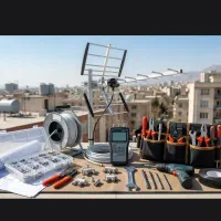 نصاب نصب انواع آنتن و فروش گیرنده و تنظیم