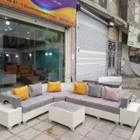 مبل ال دسته دوبل ژینو