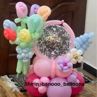 انواع گل بادکنک و بوکت بادکنک و بادکنک آرایی