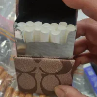 باکس  چرمی سیگار داخل فلزومخمل