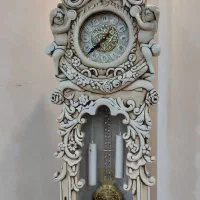 ساعت ایستاده چوبی
