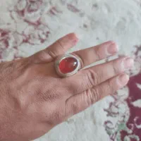انگشتره نقره چهارسو کاردست صدوقی