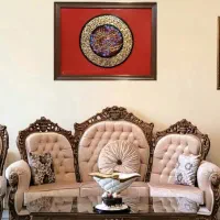 تابلو زیبای خط نقاشی شعر حافظ