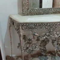 آینه شمعدان و کنسول برنز