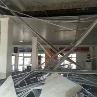 ترمیم رایگان سقف کاذب بر اثر موج انفجار