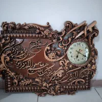 ساعت تمام چوب