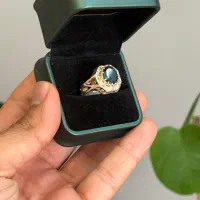 انگشتر توپاز ابی
