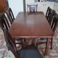 میز ناهارخوری ۶ نفره + صندلی