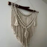 دیوارکوب مکرومه بافی