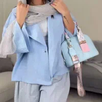 شومیز فقط رنگ کرم موجود
