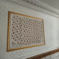 نقاشی ساختمان ورنگ طرح کاغذدیواری