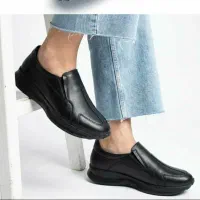 کفش محسن زنانه طبی خارپاشنه تمام چرم طبیعی کد۵