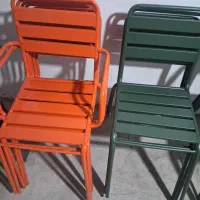صندلی دسته دار فضای باز رستوران فودکورت