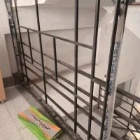 کفی فلزی جک دار زیر تشک دو نفره بدون تشک دیواری