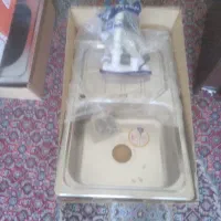 سینک تک کاسه چپ لگن  نگین الماس توکار  80x50