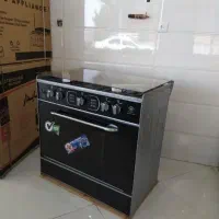 اجاق گاز نو آکبند طرح فر ۵شعله صفحه لعابی۰۱