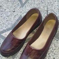 کفش چرم طبیعی گاوی زنانه