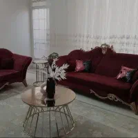 مبل راحتی۷نفره زرشکی زیبا