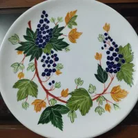 بشقاب سرامیکی طرح انگور