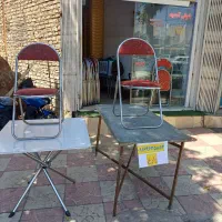 صندلی تاشو فلزی ۲۴۰ عدد  کد ۱۲۷.       لرستان زارع