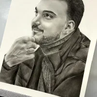سفارش چهره سیاه قلم