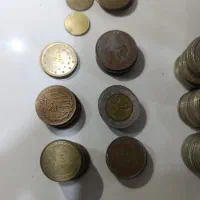 تعدادی سکه قدیمی از اتومنی تا 500تومنی