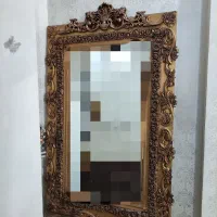 اینه کنسول و ساعت ایستاده