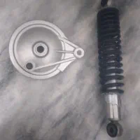 کمک عقب هندا و در توپی عقب،مغزی قفل