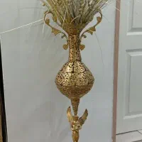 گلدان برنز اصل بلندو سنگین وزن برنزی برنجی نو