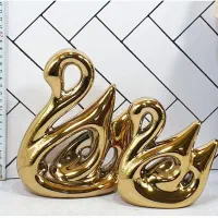 مجسمه سرامیکی طلایی