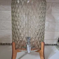 کلمن شیشه ای ۱۰ لیتری نو استفاده نشده