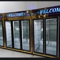 welcamموتوز قوی رنگی بسته بندی فول یخچال ایستاده