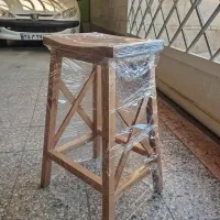 صندلی اپن(کانتر) طرح روستیک تمام چوب گردو نو