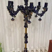 شمعدان(۱۵تومن)  و آباژور کریستال ۱۰ تومن