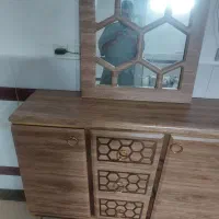 کنسول و اینه و میز تی وی