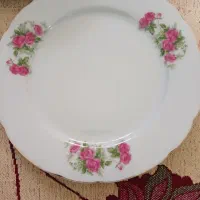 بشقاب گل سرخ قدیمی
