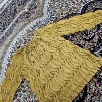 شومیز دخترانه خردلی نو و تمیز